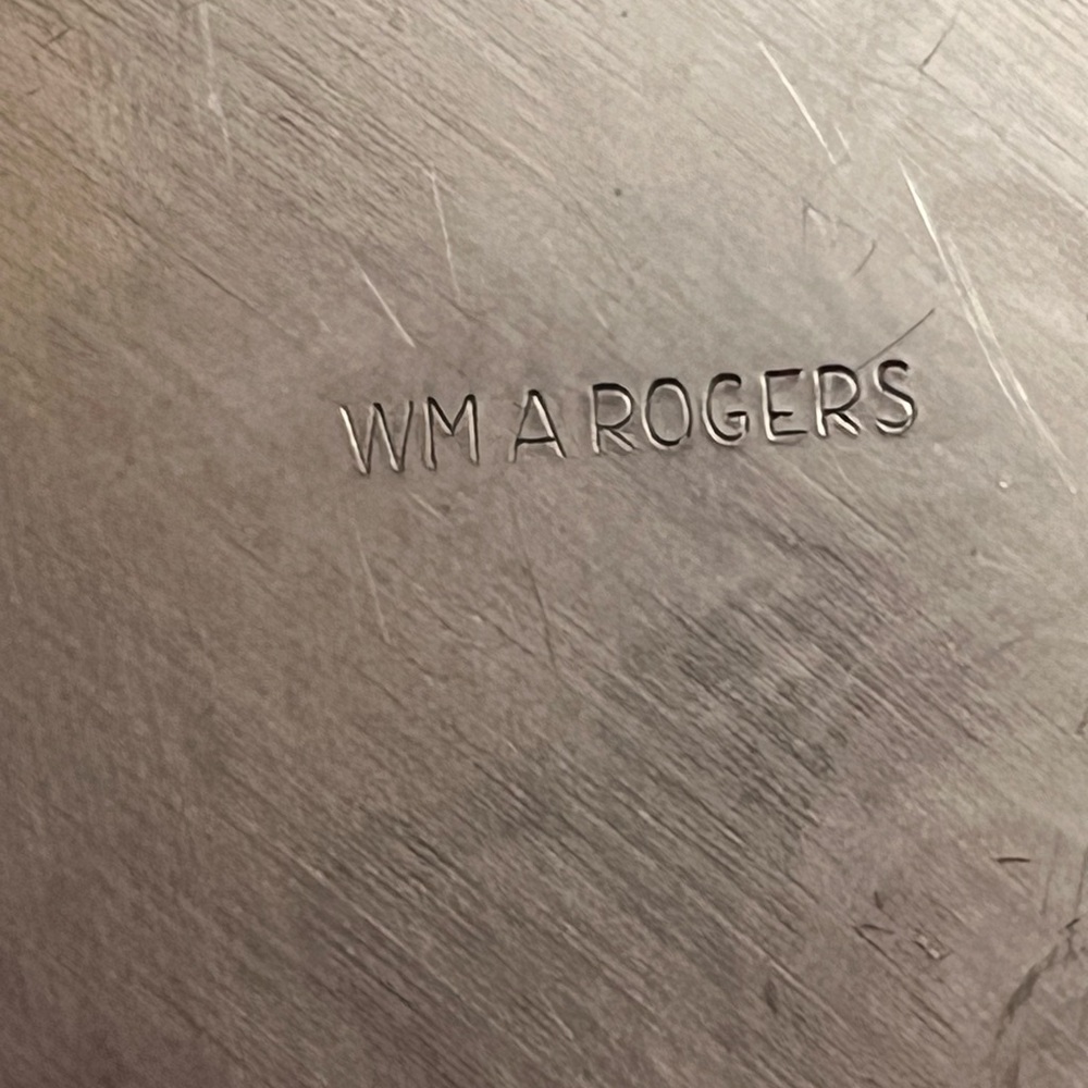 🍽️WMA ROGERS SILVER SERVING PLATTER🍽️ - Picture 7 of 8